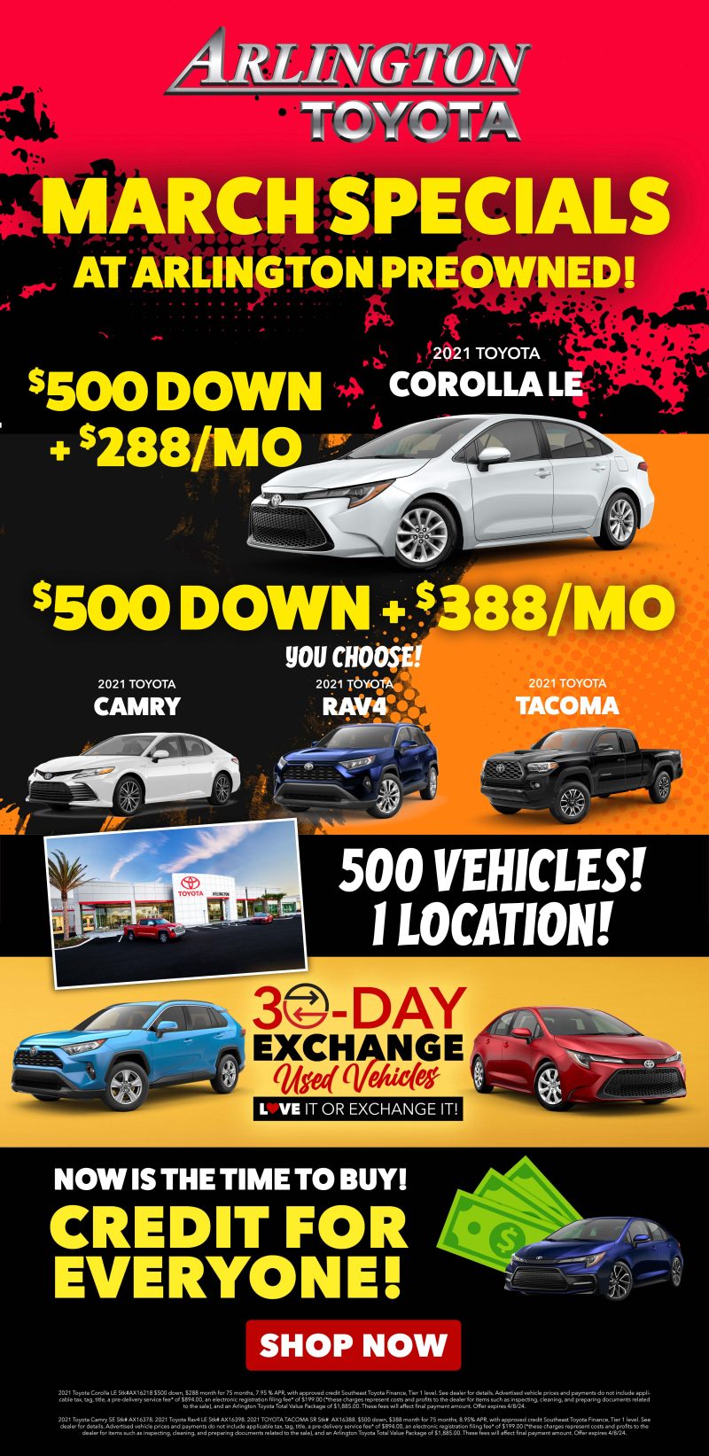 Offers Arlington Toyota